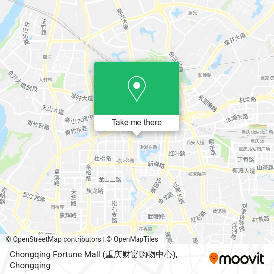 Chongqing Fortune Mall (重庆财富购物中心) map