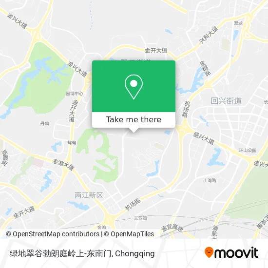 绿地翠谷勃朗庭岭上-东南门 map