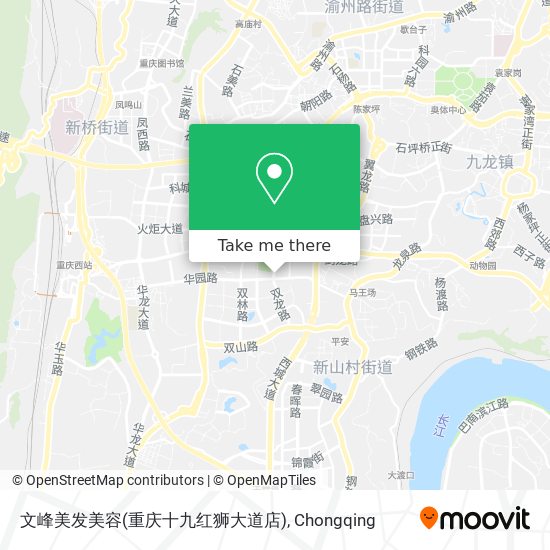 文峰美发美容(重庆十九红狮大道店) map