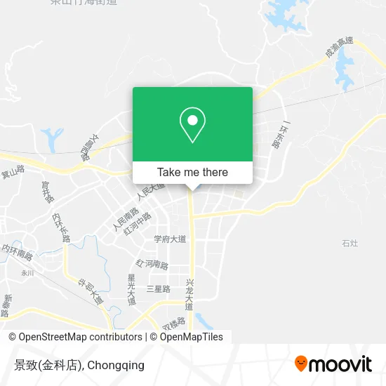 景致(金科店) map
