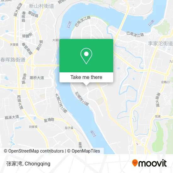 张家湾 map