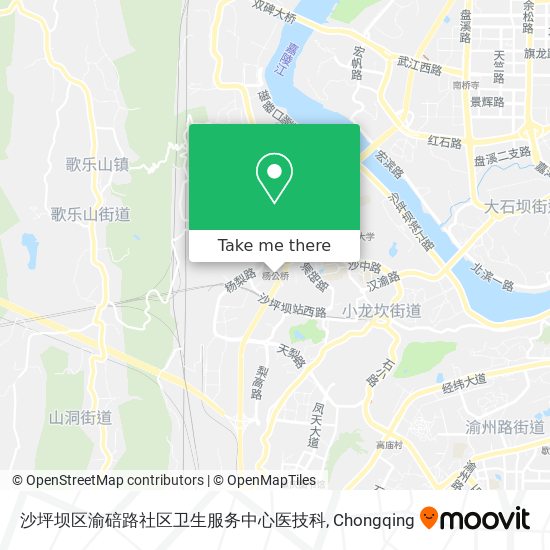 沙坪坝区渝碚路社区卫生服务中心医技科 map