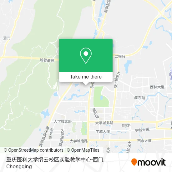 重庆医科大学缙云校区实验教学中心-西门 map