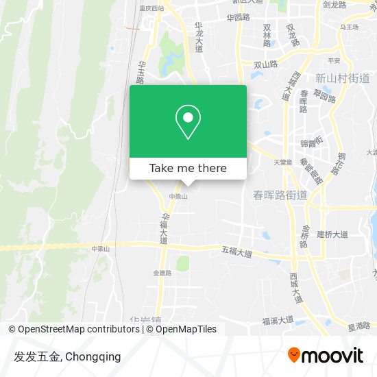 发发五金 map