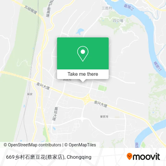 669乡村石磨豆花(蔡家店) map