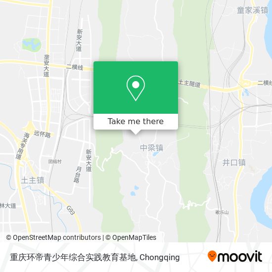 重庆环帝青少年综合实践教育基地 map
