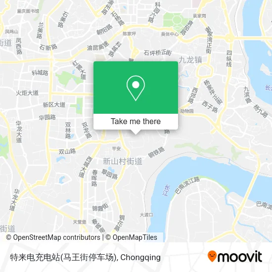 特来电充电站(马王街停车场) map