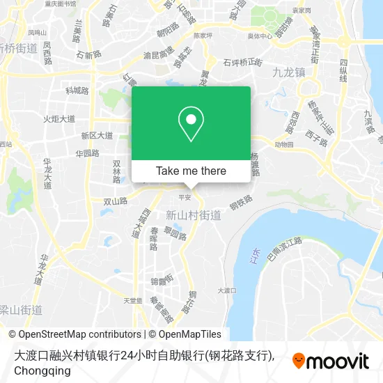 大渡口融兴村镇银行24小时自助银行(钢花路支行) map