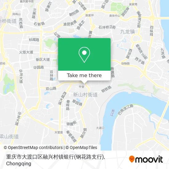 重庆市大渡口区融兴村镇银行(钢花路支行) map