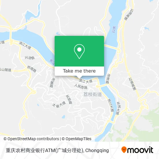 重庆农村商业银行ATM(广城分理处) map