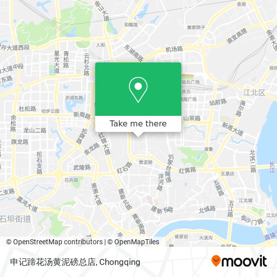 申记蹄花汤黄泥磅总店 map