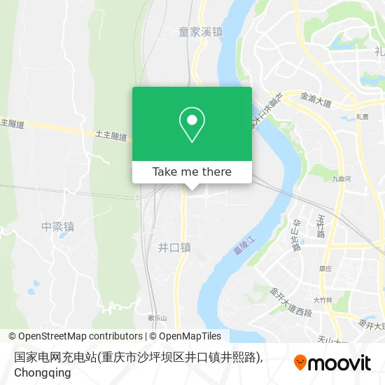 国家电网充电站(重庆市沙坪坝区井口镇井熙路) map