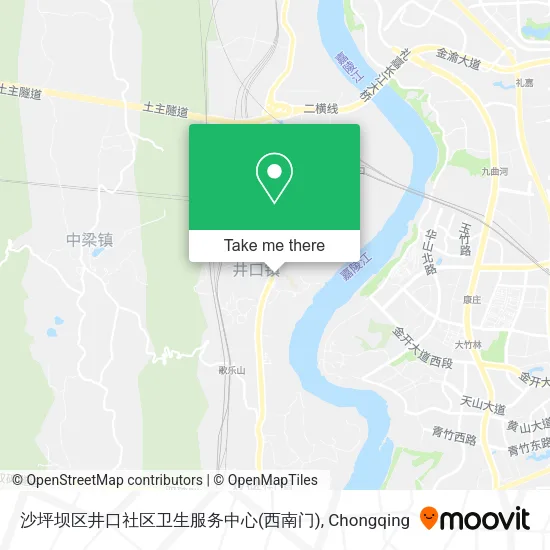 沙坪坝区井口社区卫生服务中心(西南门) map