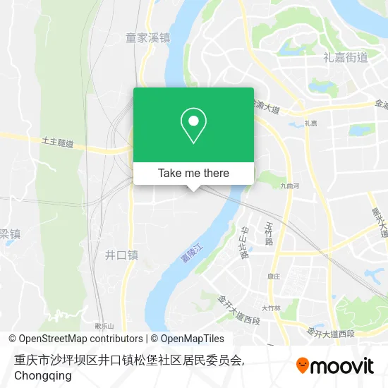 重庆市沙坪坝区井口镇松堡社区居民委员会 map