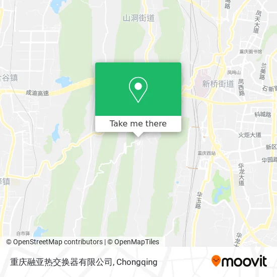 重庆融亚热交换器有限公司 map
