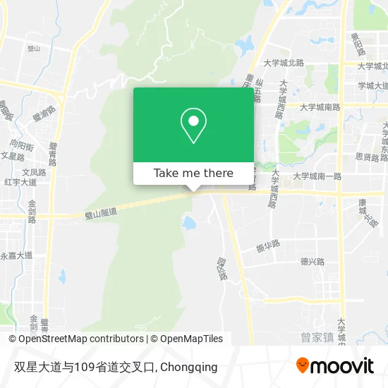 双星大道与109省道交叉口 map