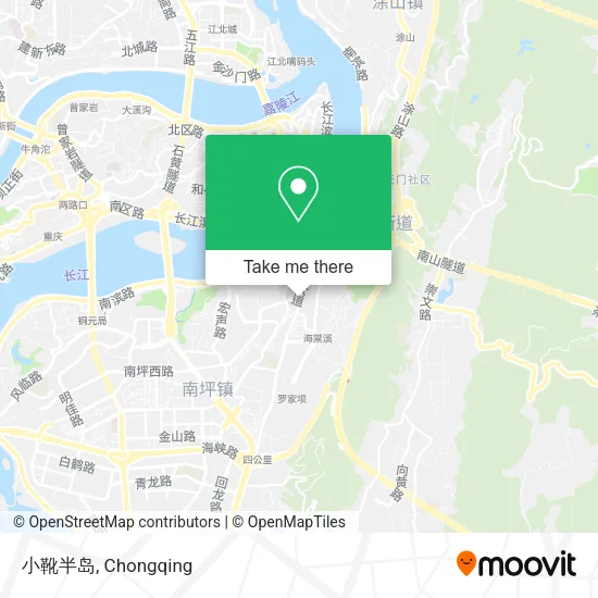 小靴半岛 map