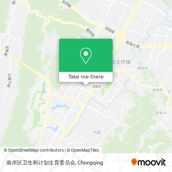 南岸区卫生和计划生育委员会 map