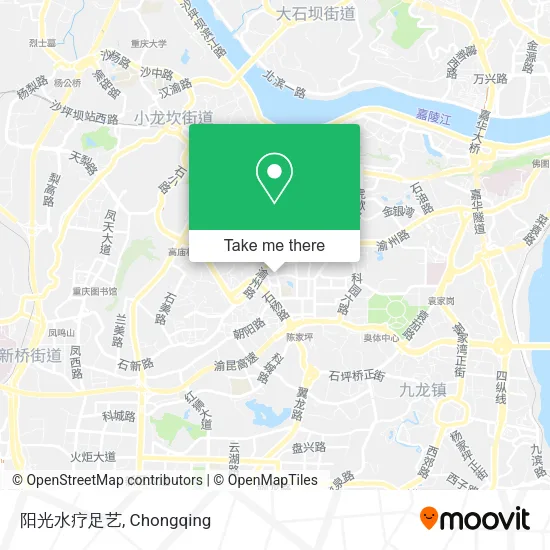 阳光水疗足艺 map