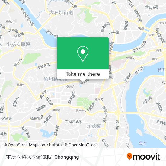 重庆医科大学家属院 map