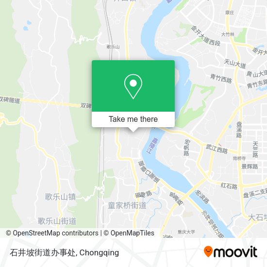 石井坡街道办事处 map