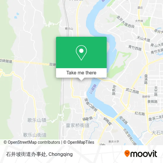石井坡街道办事处 map