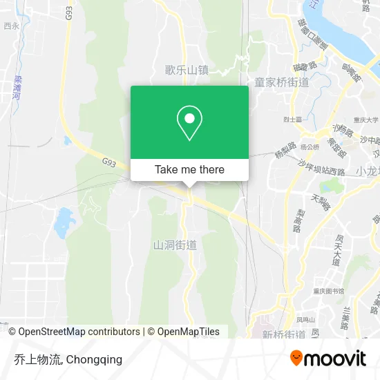乔上物流 map