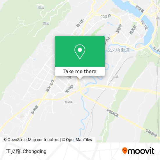 正义路 map