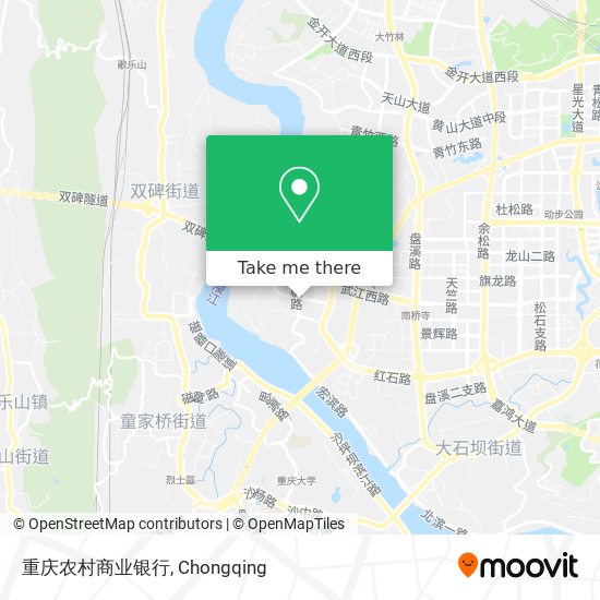 重庆农村商业银行 map