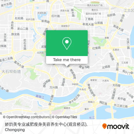 娇韵美专业减肥瘦身美容养生中心(观音桥店) map