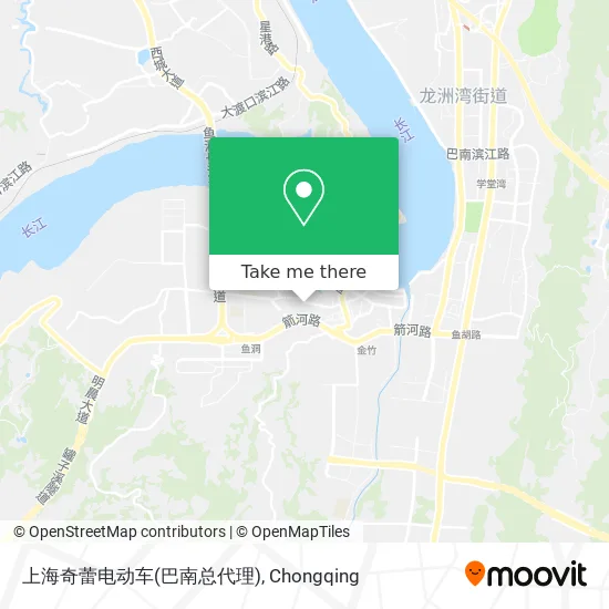 上海奇蕾电动车(巴南总代理) map