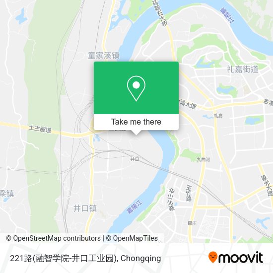 221路(融智学院-井口工业园) map