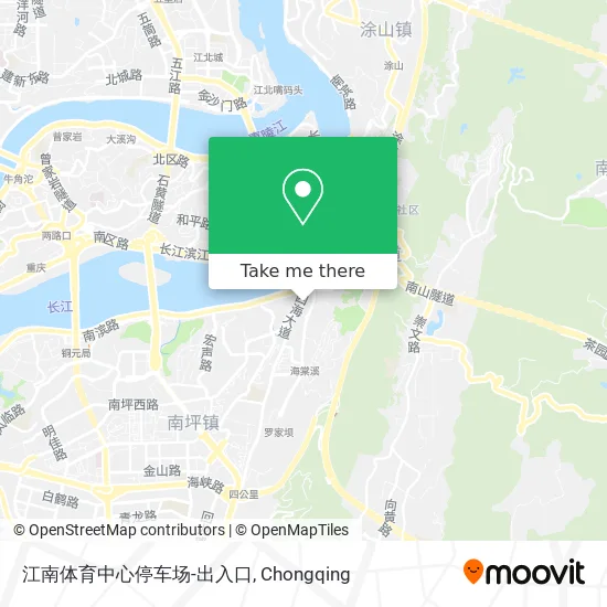 江南体育中心停车场-出入口 map