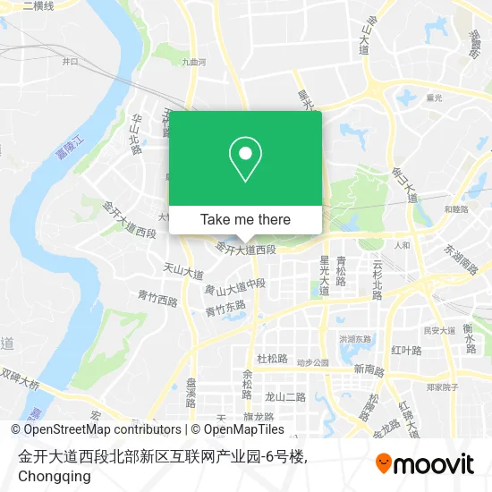 金开大道西段北部新区互联网产业园-6号楼 map