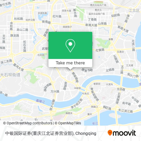 中银国际证券(重庆江北证券营业部) map