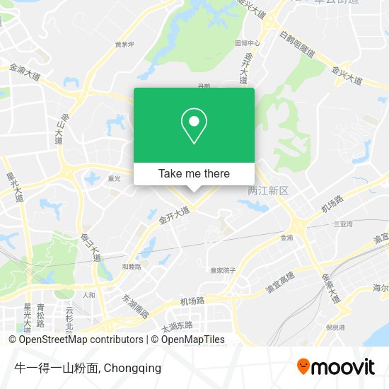 牛一得一山粉面 map