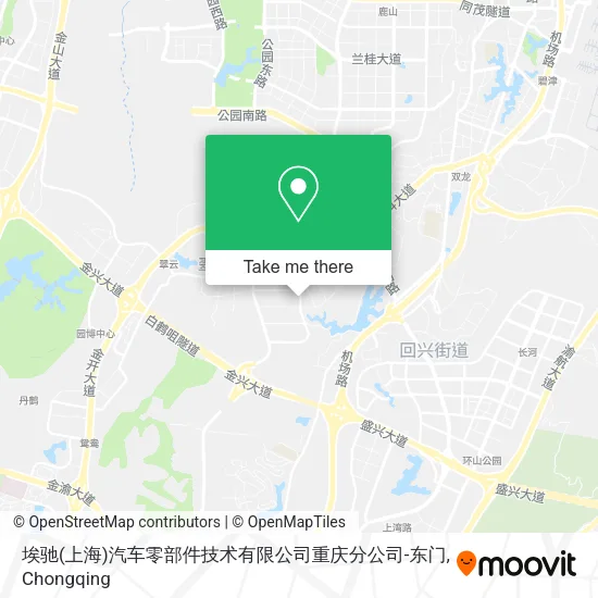 埃驰(上海)汽车零部件技术有限公司重庆分公司-东门 map