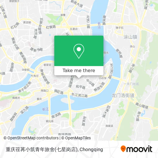 重庆荏苒小筑青年旅舍(七星岗店) map