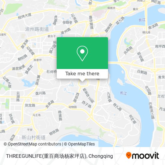 THREEGUNLIFE(重百商场杨家坪店) map