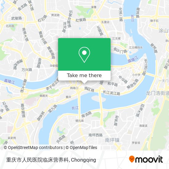 重庆市人民医院临床营养科 map