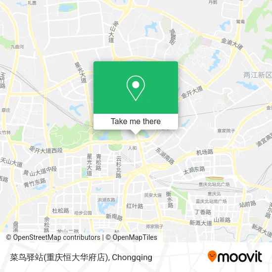 菜鸟驿站(重庆恒大华府店) map