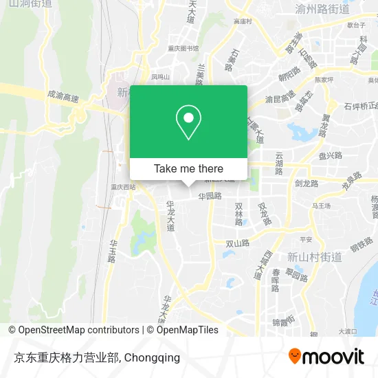 京东重庆格力营业部 map