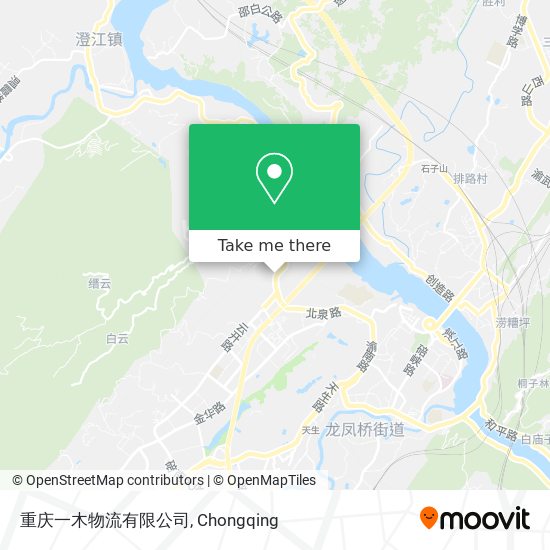 重庆一木物流有限公司 map