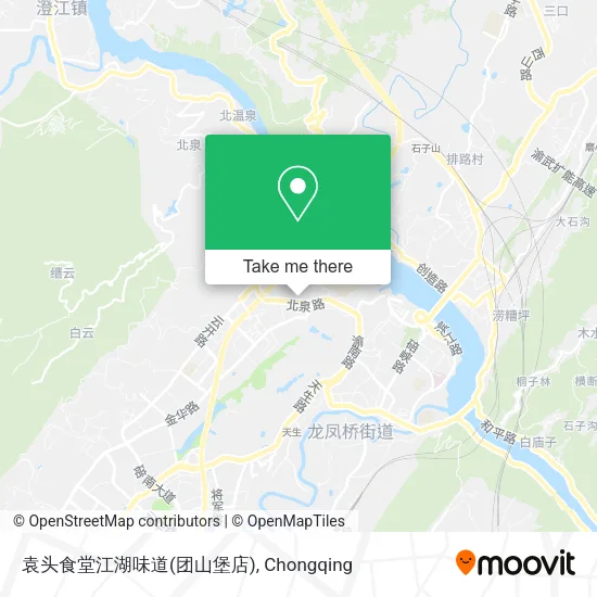 袁头食堂江湖味道(团山堡店) map