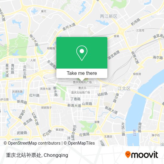 重庆北站补票处 map