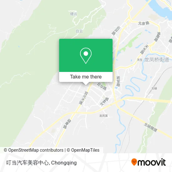 叮当汽车美容中心 map
