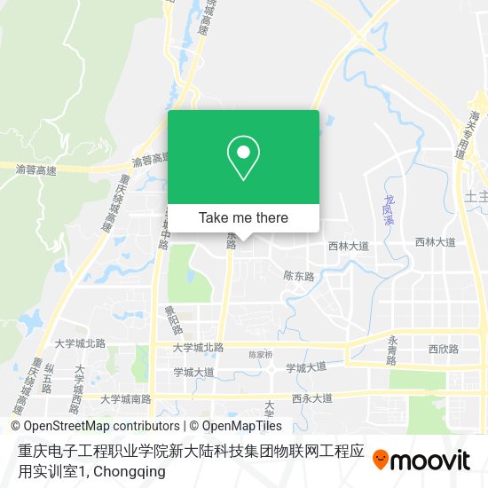 重庆电子工程职业学院新大陆科技集团物联网工程应用实训室1 map