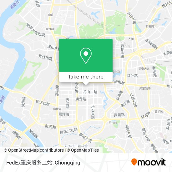 FedEx重庆服务二站 map