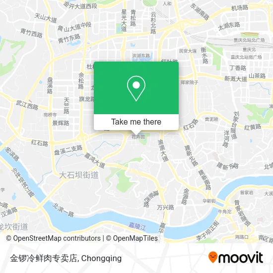 金锣冷鲜肉专卖店 map
