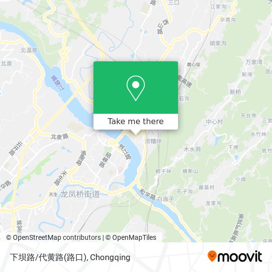 下坝路/代黄路(路口) map